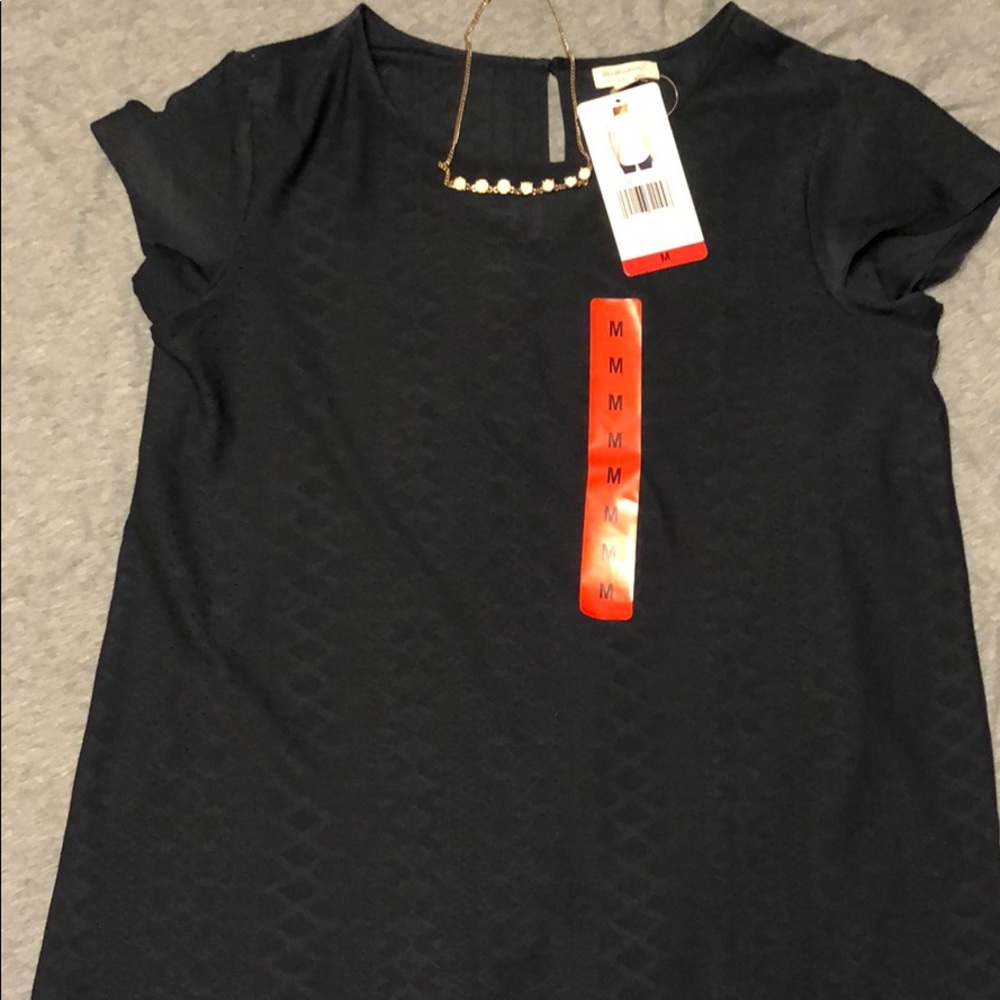 Navy blue top-Medium